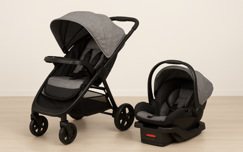 Best baby strollers with car seat featuring a modern, lightweight design for safe and comfortable travel.